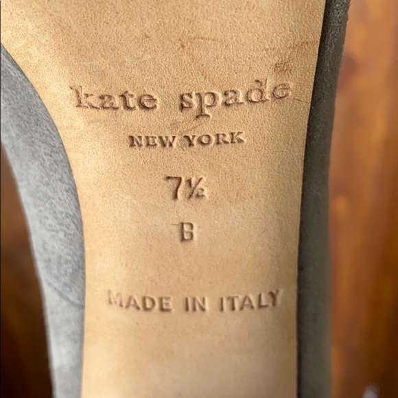 Kate Spade Grey open toe high heels - Picture 5 of 5